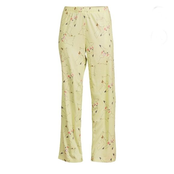 Women’s Juniors Pokemon Pikachu Print Lounge Pajama Sleep Pants Size XS - Picture 2 of 5